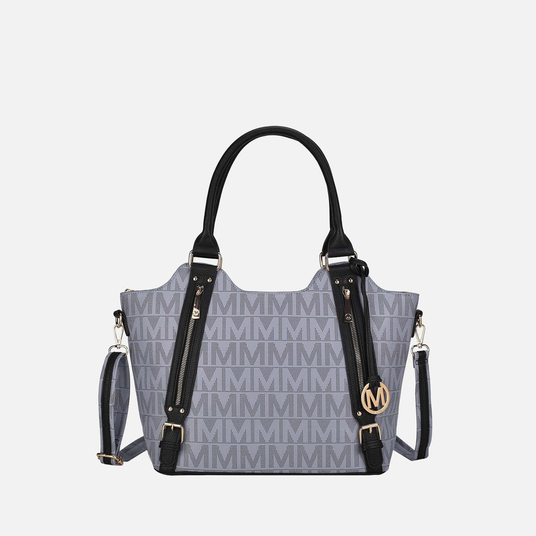 Denim Blue MKF Collection By Mia K Thania Signature Tote Bag