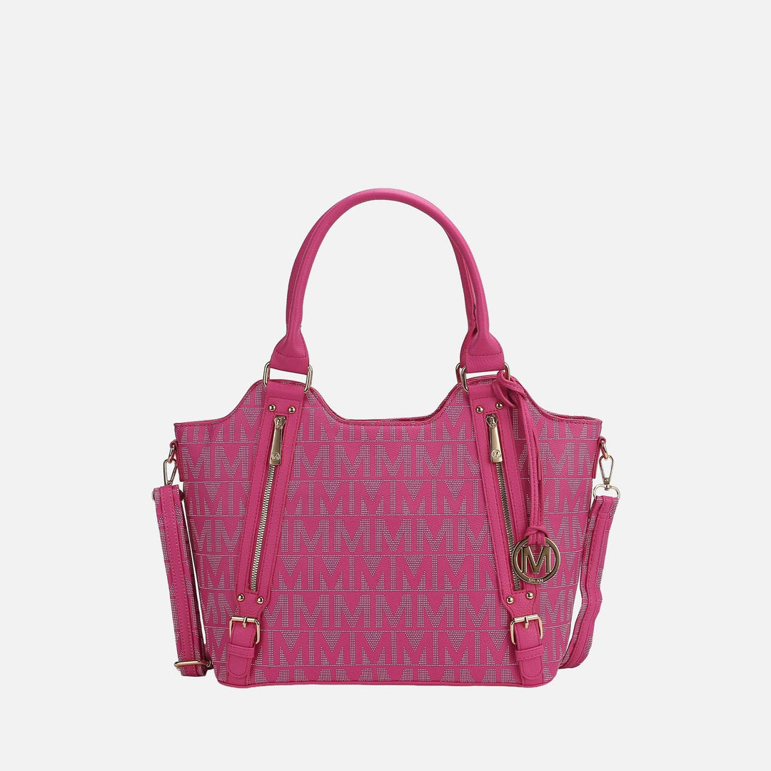 Lavender MKF Collection By Mia K Thania Signature Tote Bag