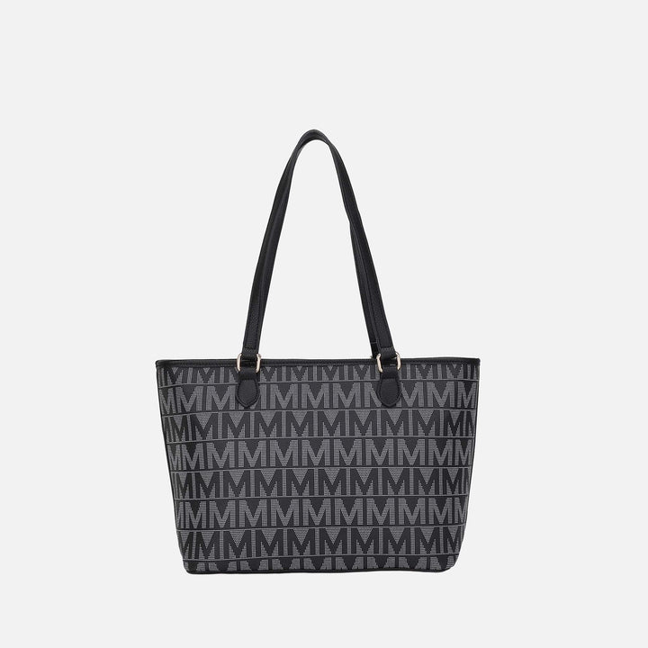 Burgundy MKF Collection By Mia K Marimar Signature Tote Bag And Set