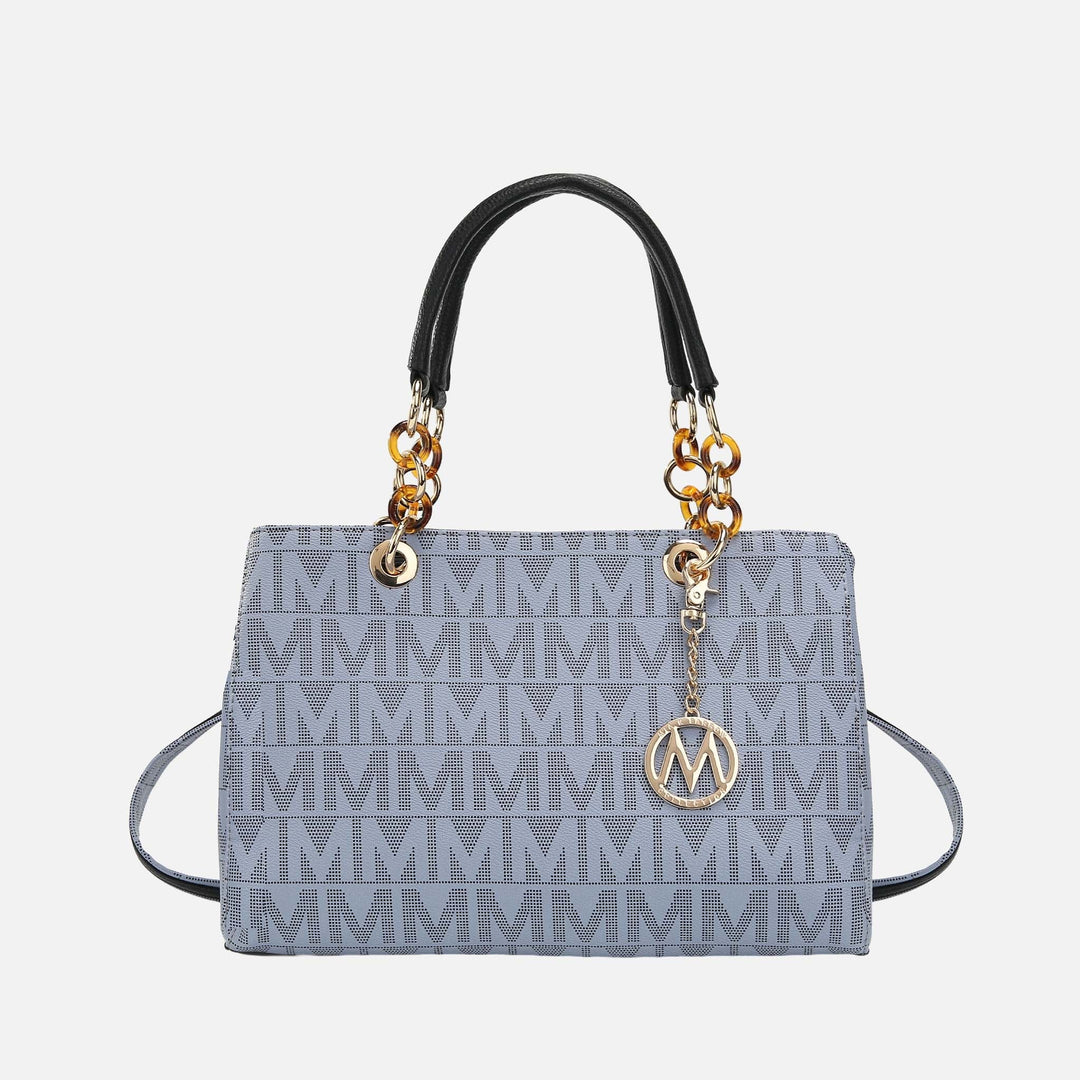 Light Blue MKF Collection By Mia K Sirna Signature Tote Bag
