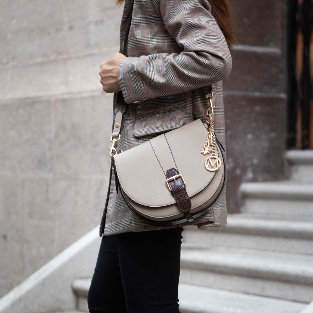 Beige MKF Collection By Mia K Ayla Crossbody Bag