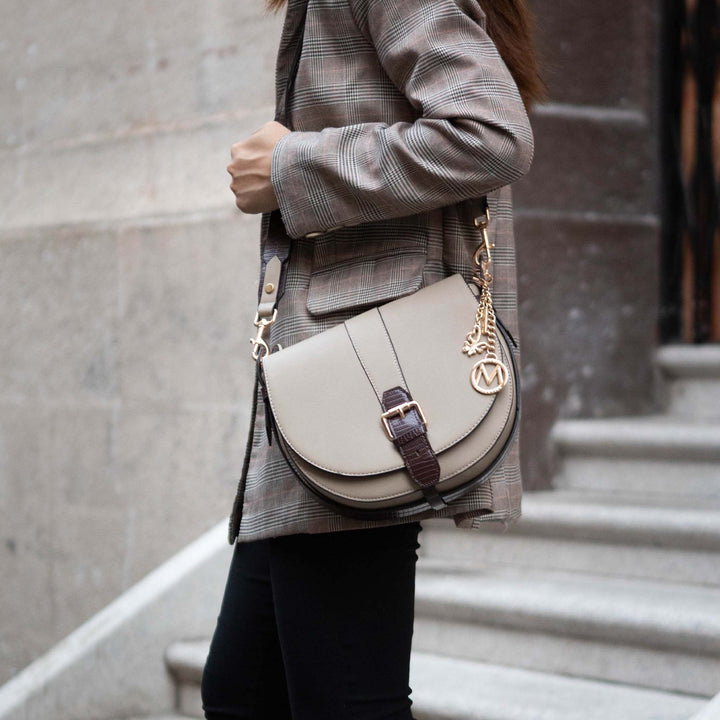 Beige MKF Collection By Mia K Ayla Crossbody Bag