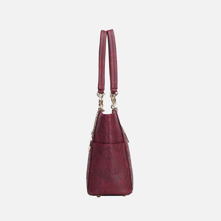 Tawny MKF Collection By Mia K Allison Signature Tote Bag And Wallet Set