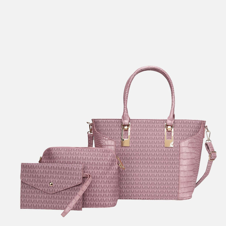 MKF Collection By Mia K Shonda Signature Tote Bag And Set
