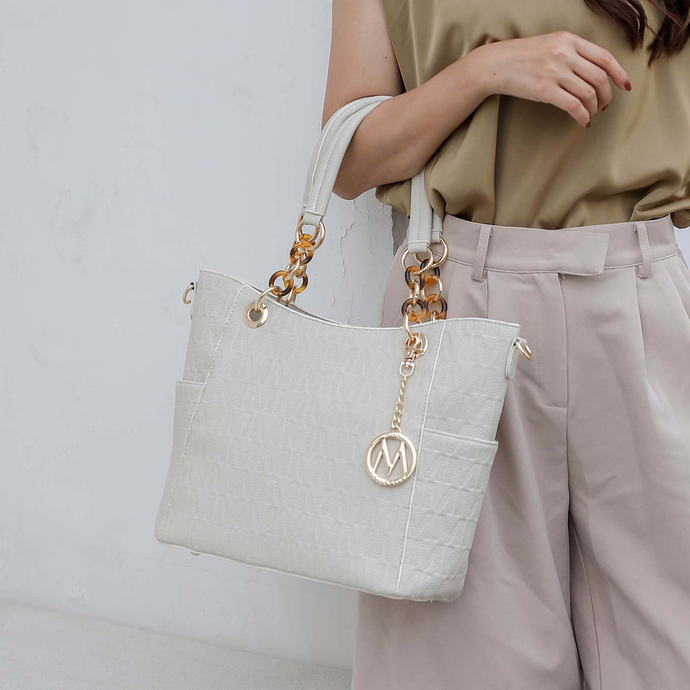 Mustard MKF Collection By Mia K Rylee Signature Tote Bag