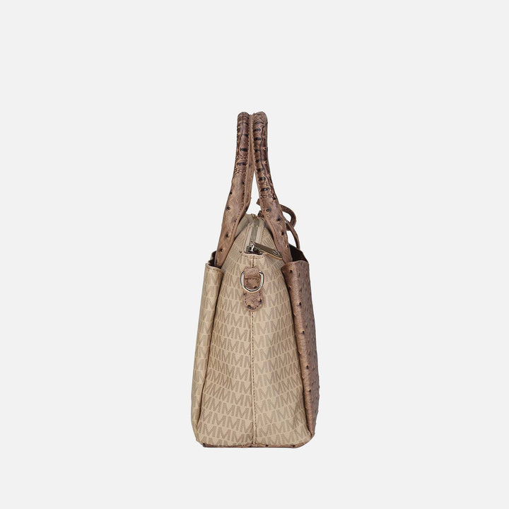 Brown MKF Collection By Mia K Collins Signature Shoulder Bag