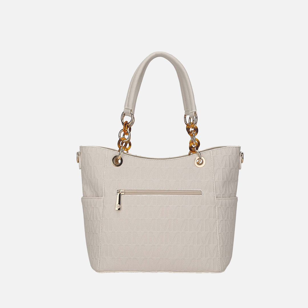 Chocolate MKF Collection By Mia K Rylee Signature Tote Bag
