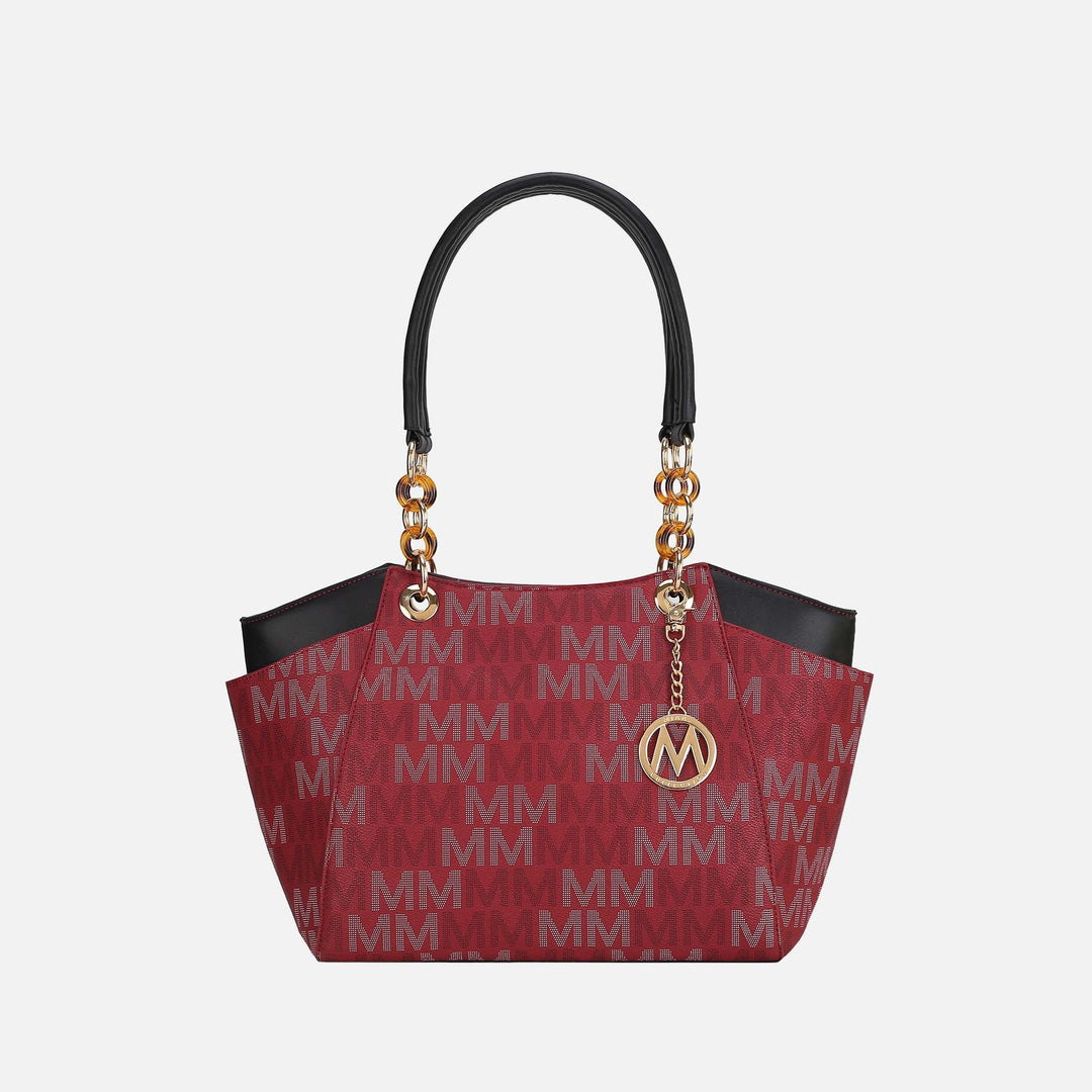 Tan MKF Collection By Mia K Cameron Signature Tote Bag