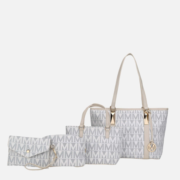 MKF Collection By Mia K Marimar Signature Tote Bag And Set