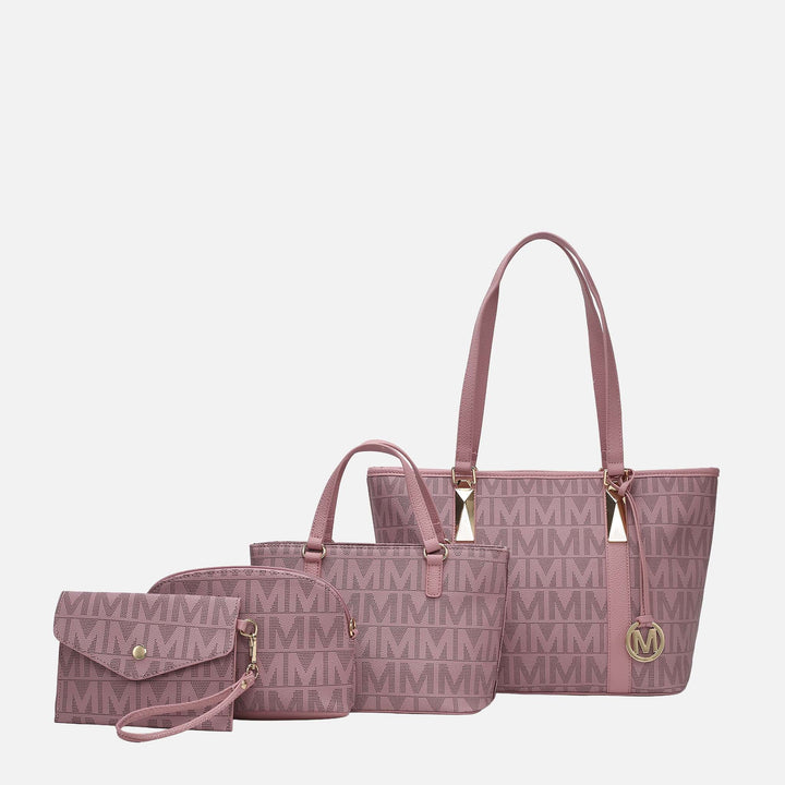 MKF Collection By Mia K Marimar Signature Tote Bag And Set