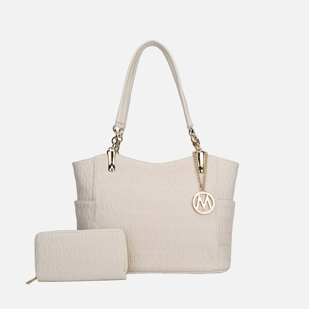 Golden Poppy MKF Collection By Mia K Allison Signature Tote Bag And Wallet Set