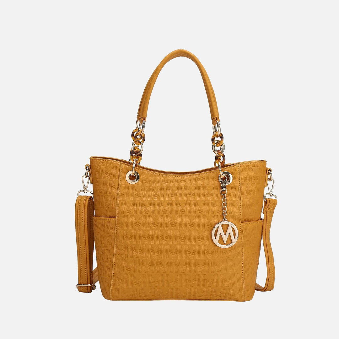 Taupe MKF Collection By Mia K Rylee Signature Tote Bag