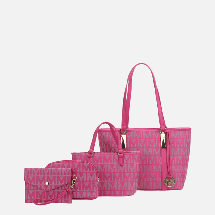 MKF Collection By Mia K Marimar Signature Tote Bag And Set