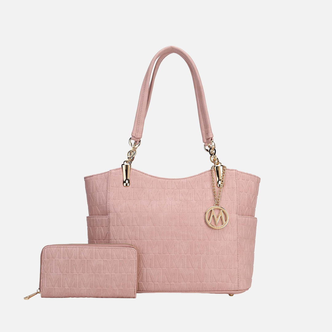 MKF Collection By Mia K Allison Signature Tote Bag And Wallet Set