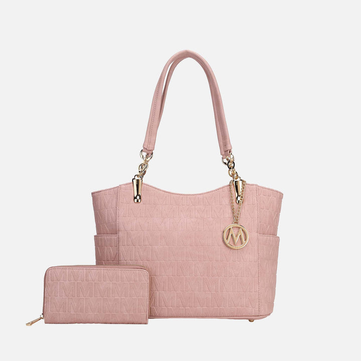 MKF Collection By Mia K Allison Signature Tote Bag And Wallet Set