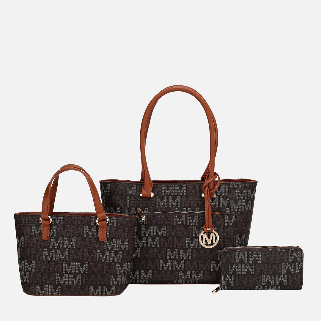 MKF Collection By Mia K Lady Ii Signature Tote Bag And Set