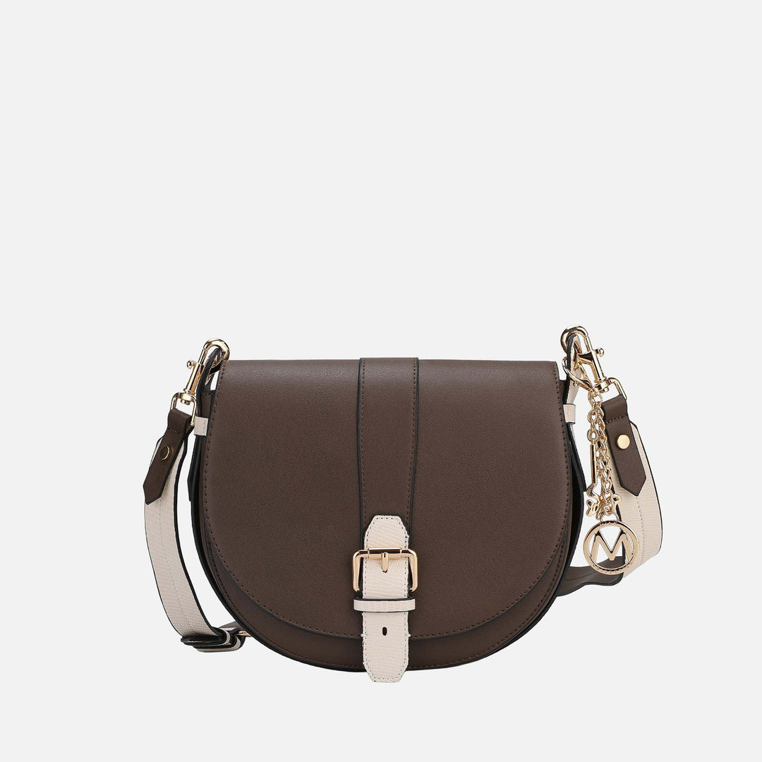 Wine MKF Collection By Mia K Ayla Crossbody Bag
