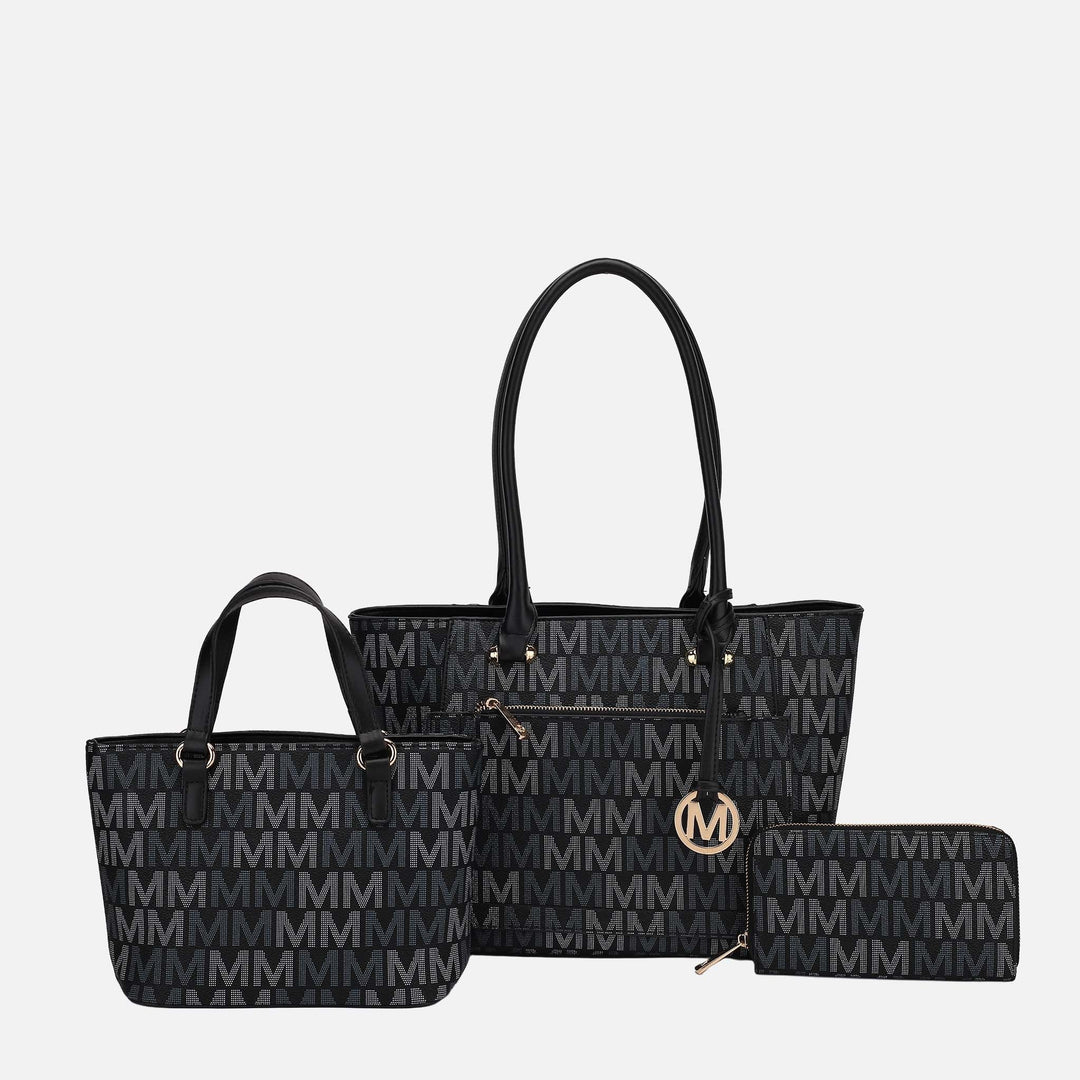 MKF Collection By Mia K Lady Ii Signature Tote Bag And Set