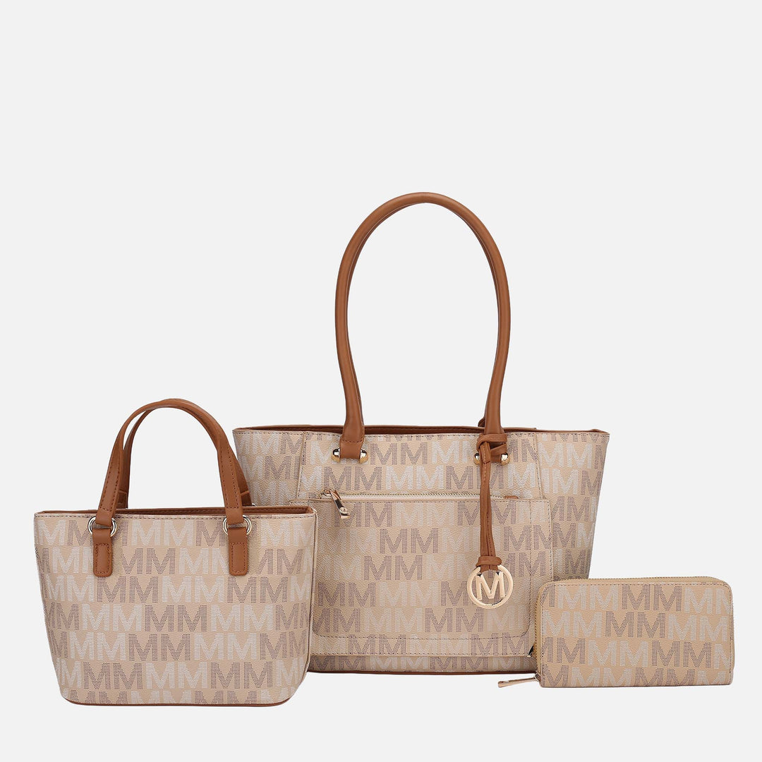 MKF Collection By Mia K Lady Ii Signature Tote Bag And Set