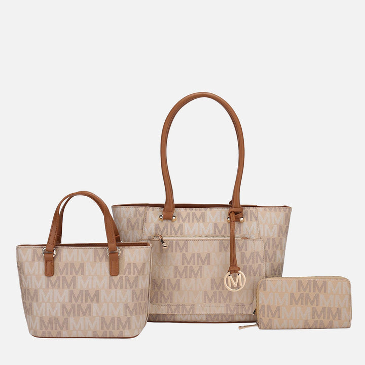 MKF Collection By Mia K Lady Ii Signature Tote Bag And Set