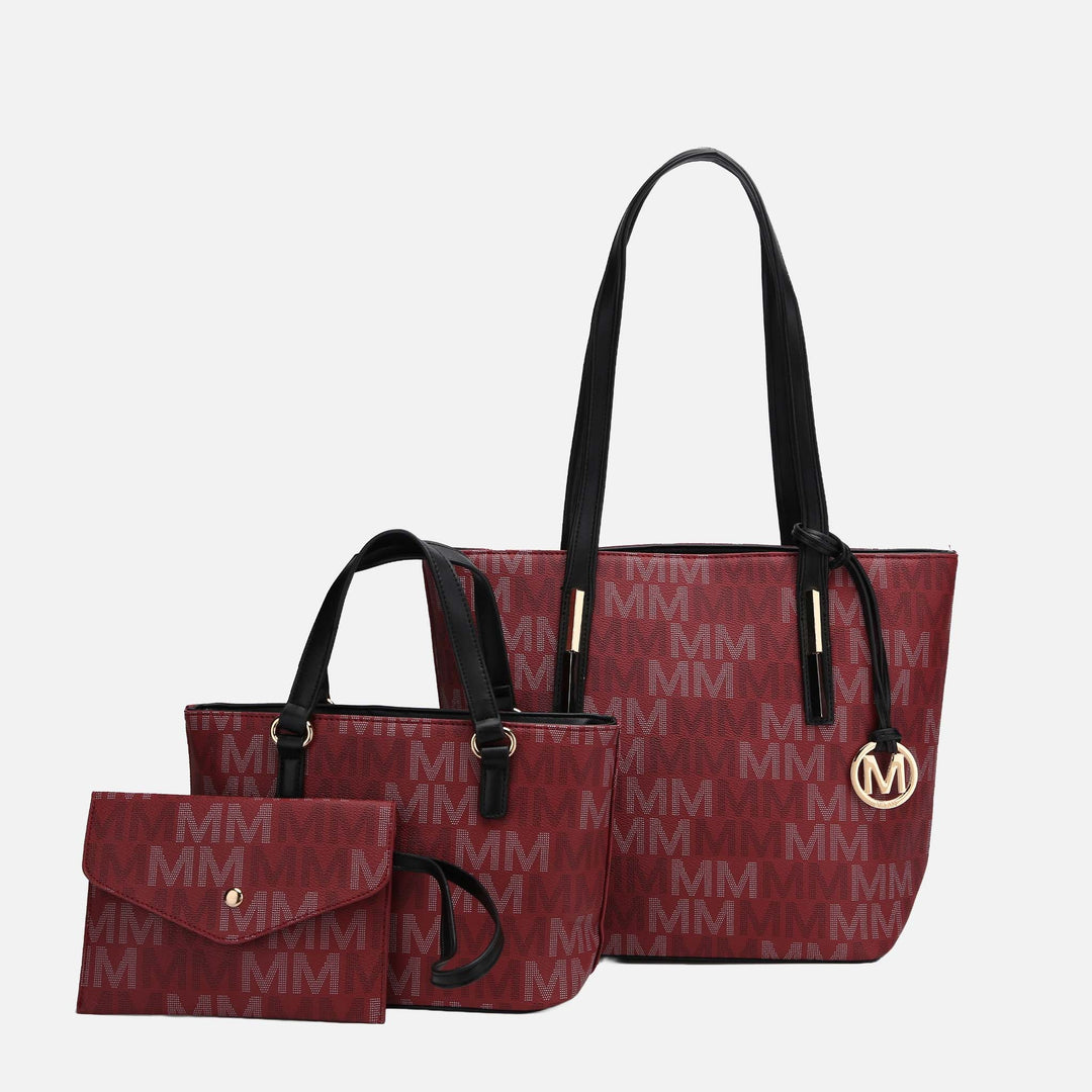MKF Collection By Mia K Aylet Signature Tote Bag And Set