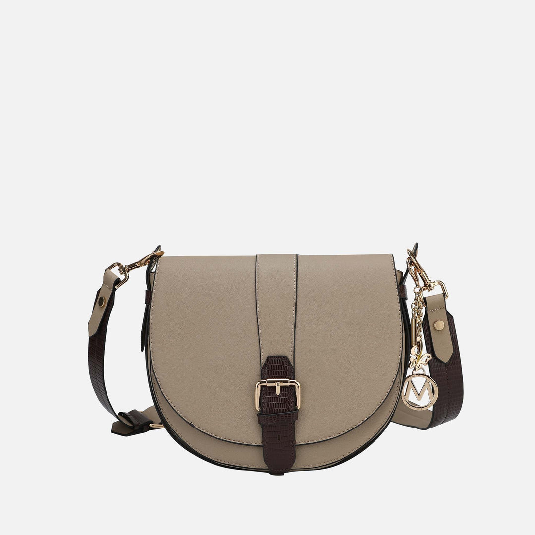 Charcoal Grey MKF Collection By Mia K Ayla Crossbody Bag