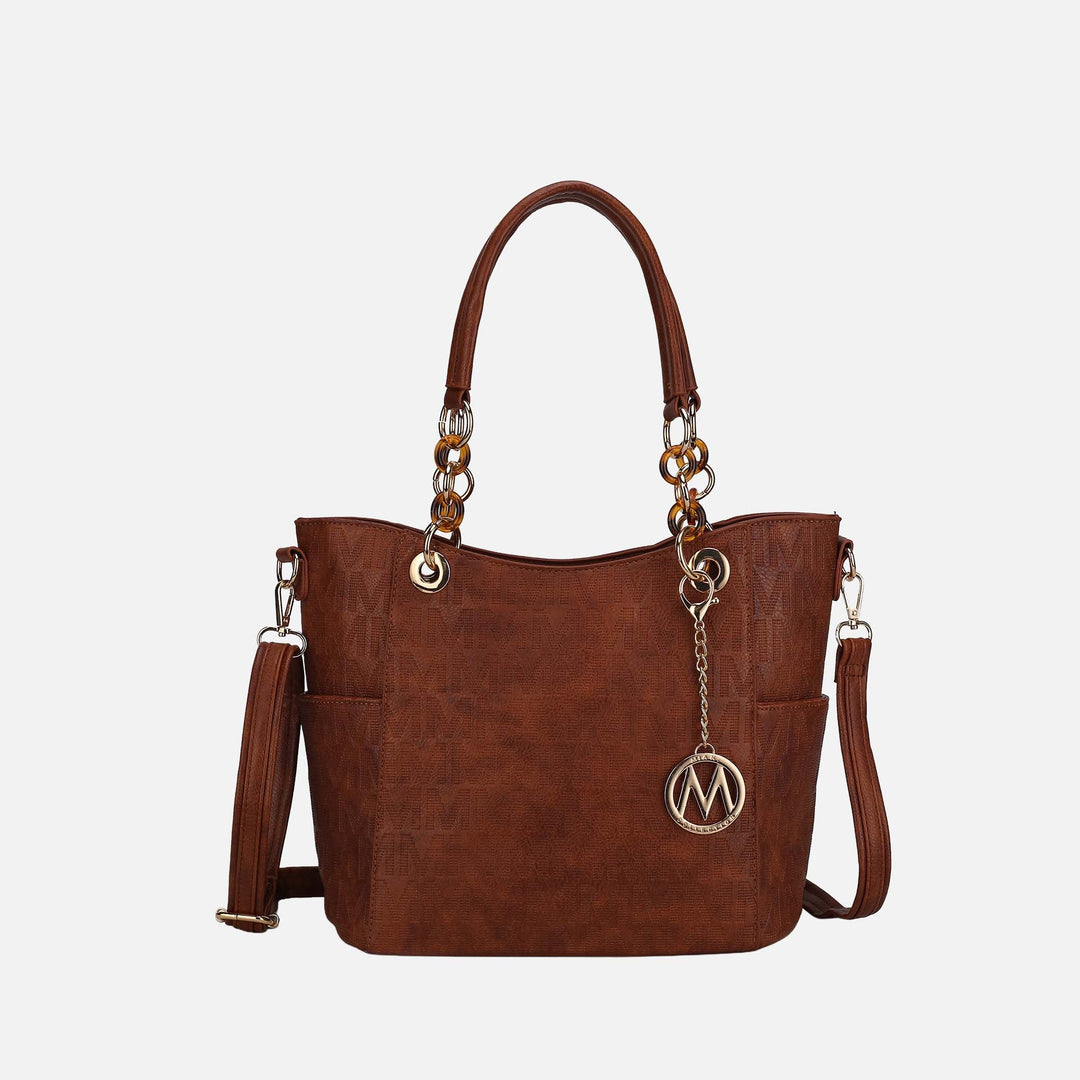 Navy MKF Collection By Mia K Rylee Signature Tote Bag