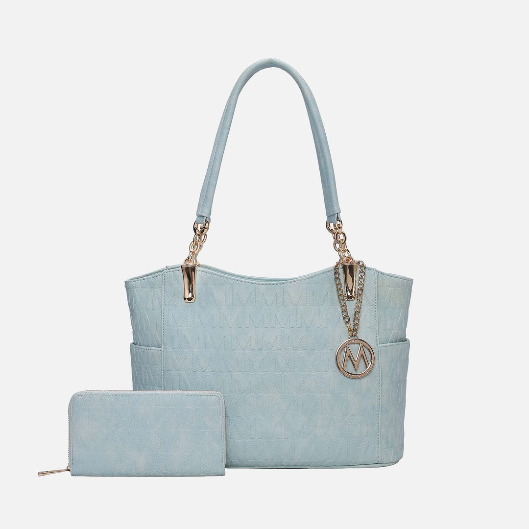 MKF Collection By Mia K Allison Signature Tote Bag And Wallet Set