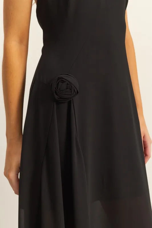 Hyfve Chiffon Halter Asymmetrical Hem Dress 2