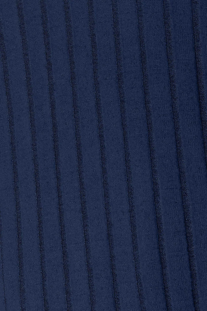 Rust Basic Bae Full Size Ribbed Round Neck Slit Knit Top