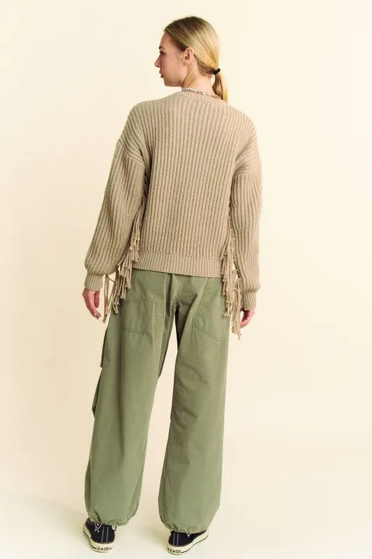 Davi Dani Drawstring Baggy Pants With Pockets
