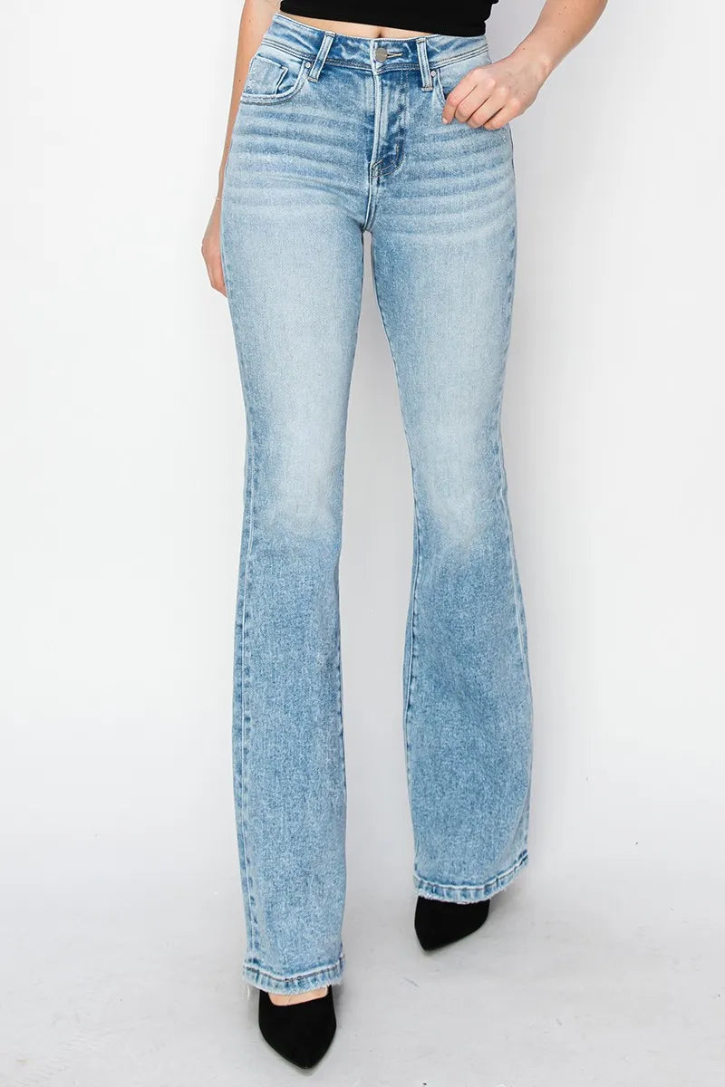 Light Risen High Rise Bootcut Jeans