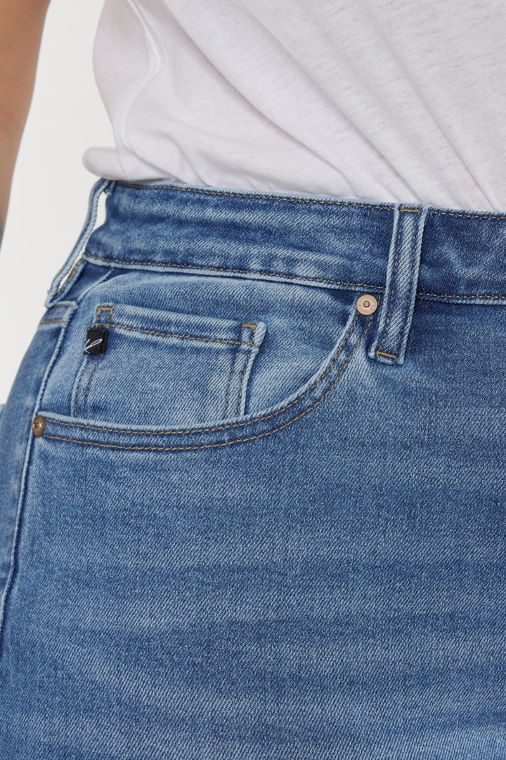 Kancan Full Size Cats Whiskers High Waist Jeans