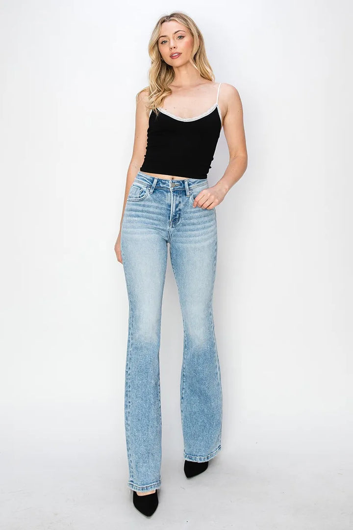 Light Risen High Rise Bootcut Jeans