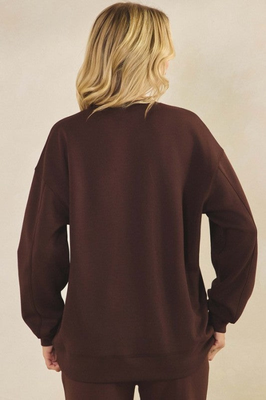 Coffee Faith Over Fear Ultra Comfy Graphic Sweatshirt