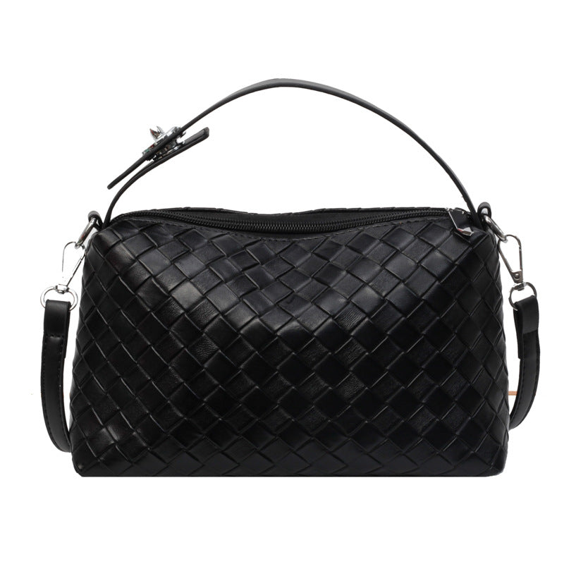 Mia Convertible Woven Crossbody Handbag 1