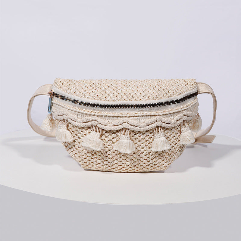 Esme Crochet Tassel Sling Bag 1