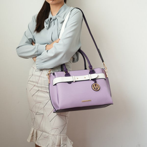 Mkf Jamie Womens Satchel Bag By Mia K