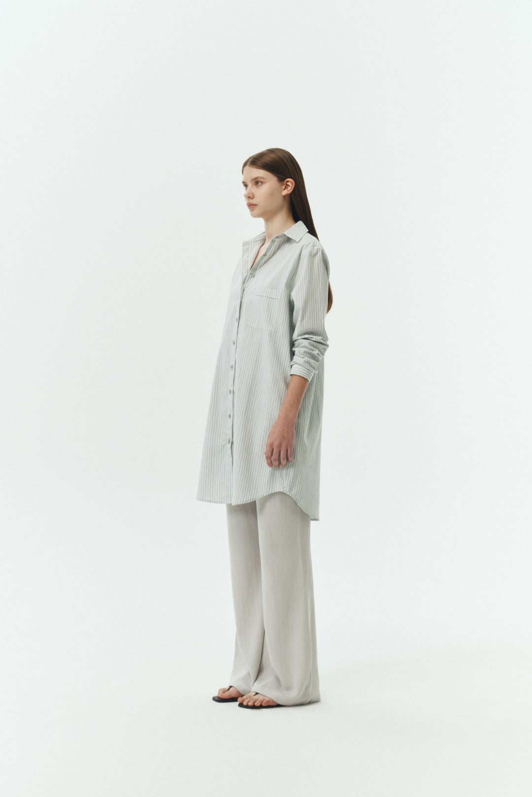 Cara Stripe Shirt Dress