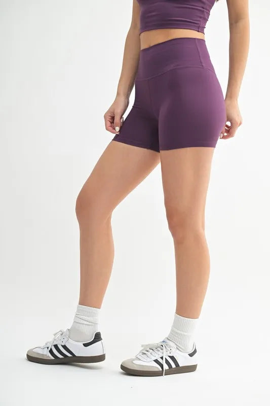 Merlot Mono B Venice Cloud Light Contour Biker Shorts