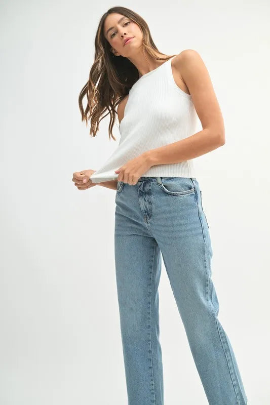 Mable Ribbed Knit Tank 1