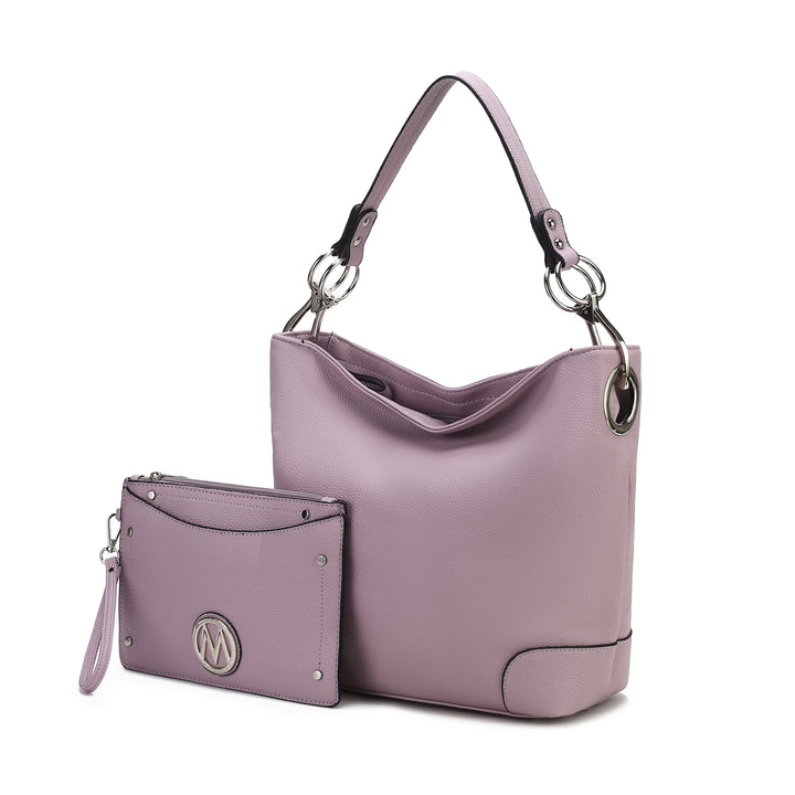 Seafoam Mkf Viviana Women Hobo Bag With Wristlet