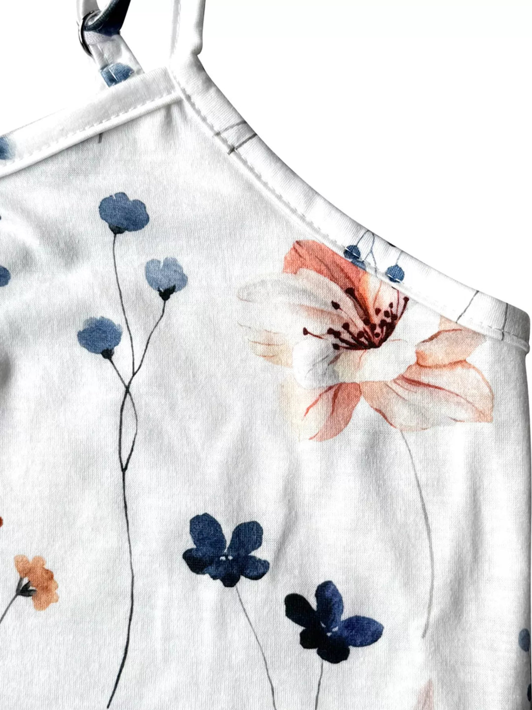 Floral Print Spaghetti Strap Casual Jumpsuit