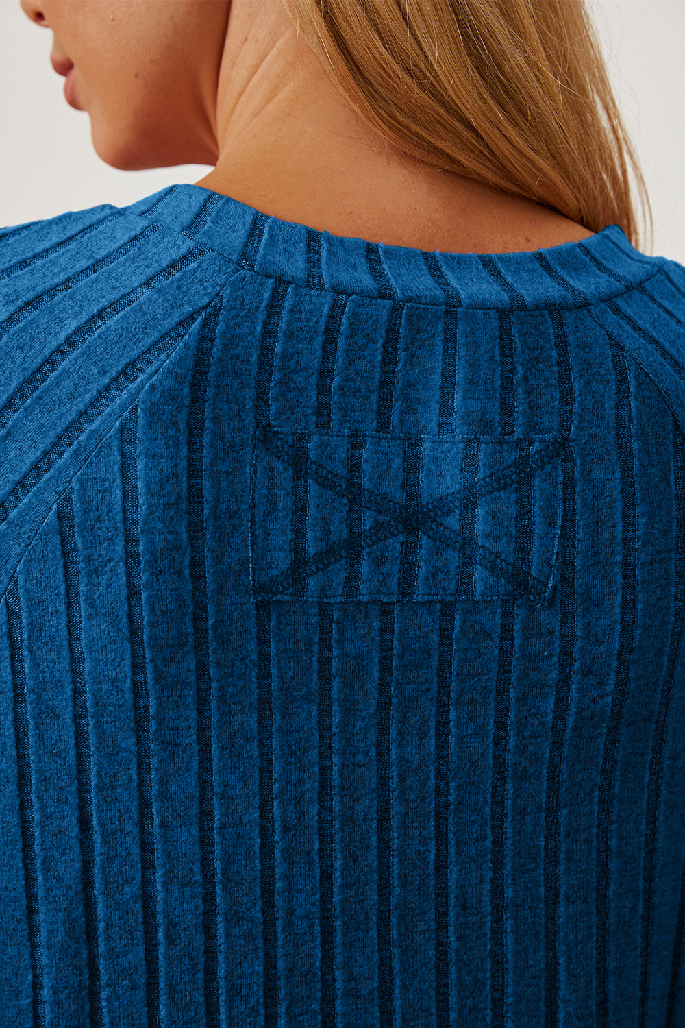 Hot Pink Basic Bae Full Size Ribbed Thumbhole Sleeve T Shirt