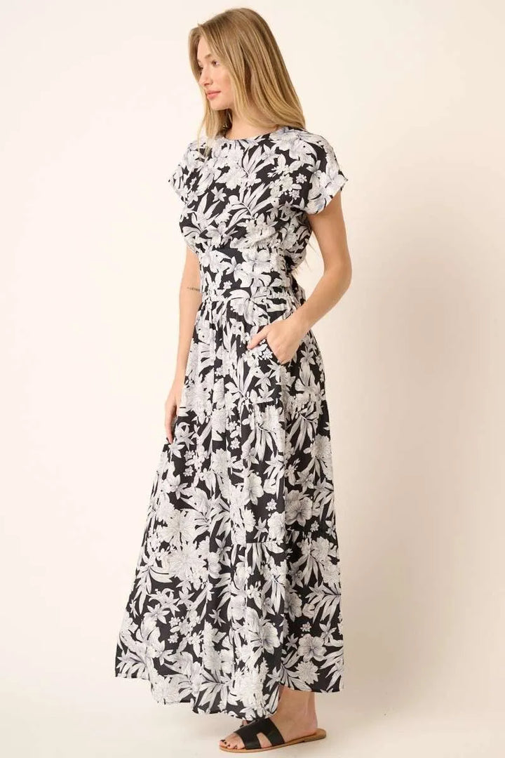 Mittoshop Tropical Print Top And Skirt Set 1