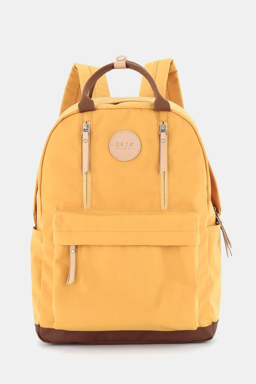 Olive Himawari Waterproof Backpack Bag With Multilayer Pockets 1