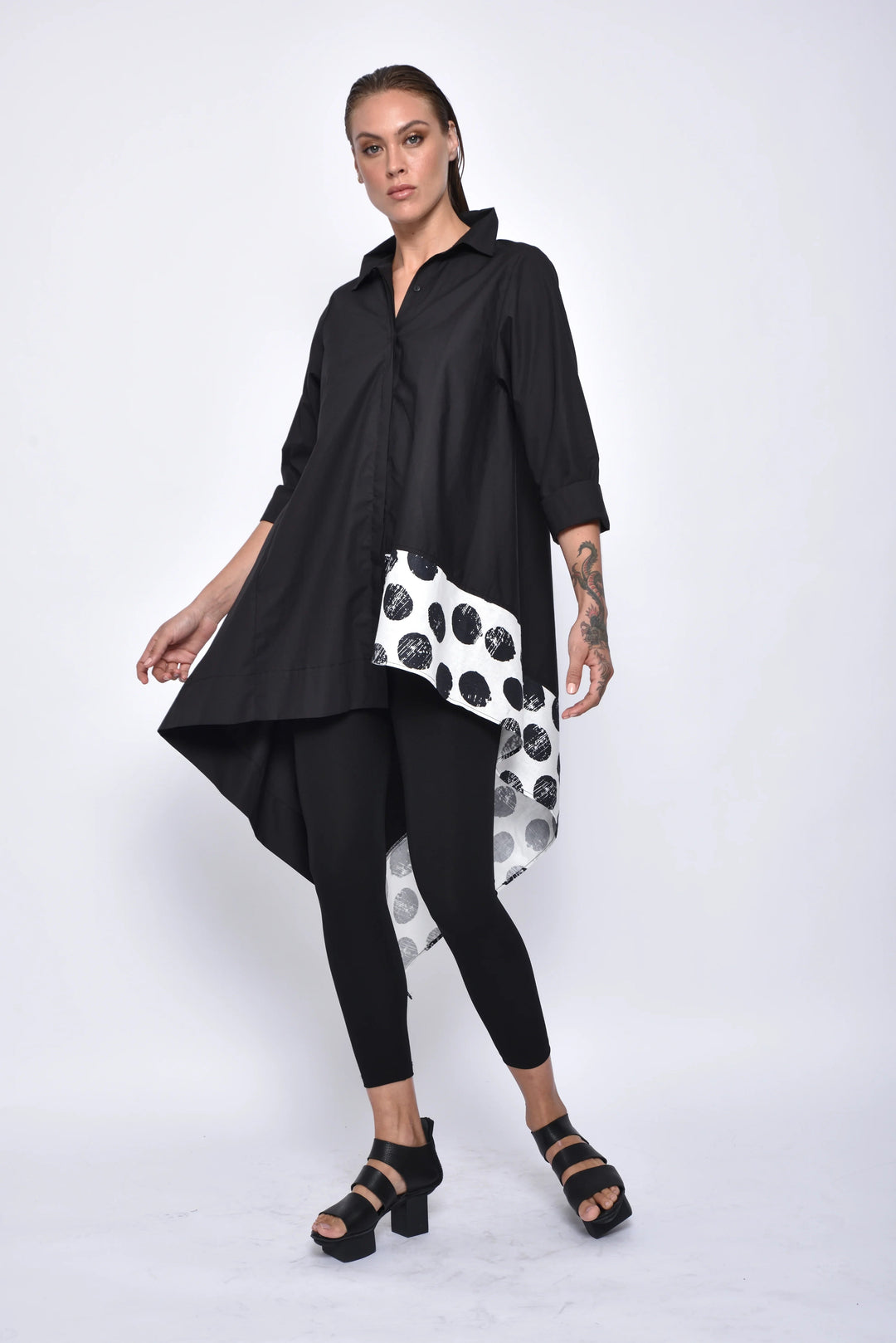Xsmall Asymmetrical Tunic Shirt