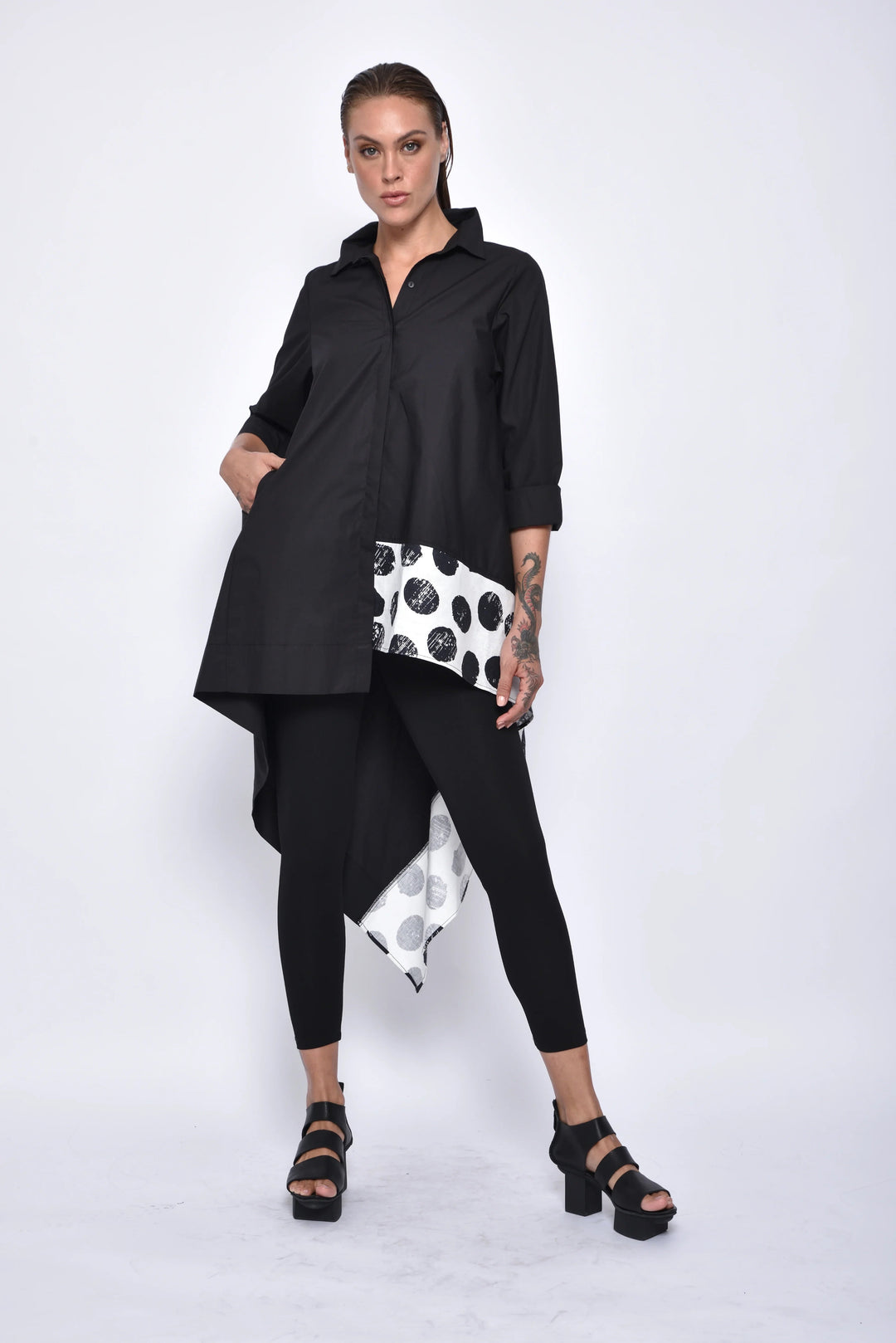 Xsmall Asymmetrical Tunic Shirt