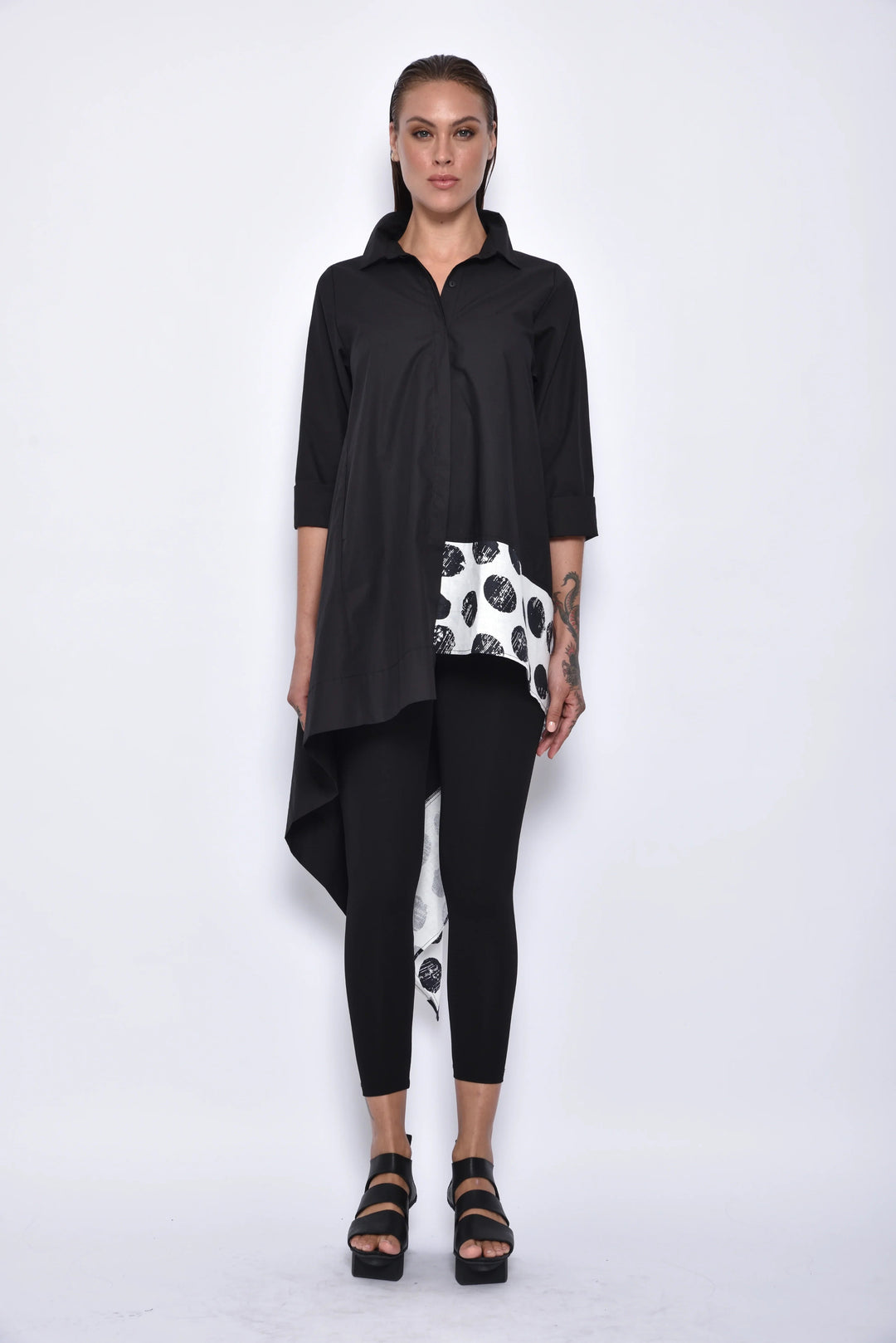 Small Asymmetrical Tunic Shirt