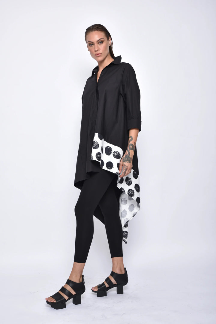 Small Asymmetrical Tunic Shirt